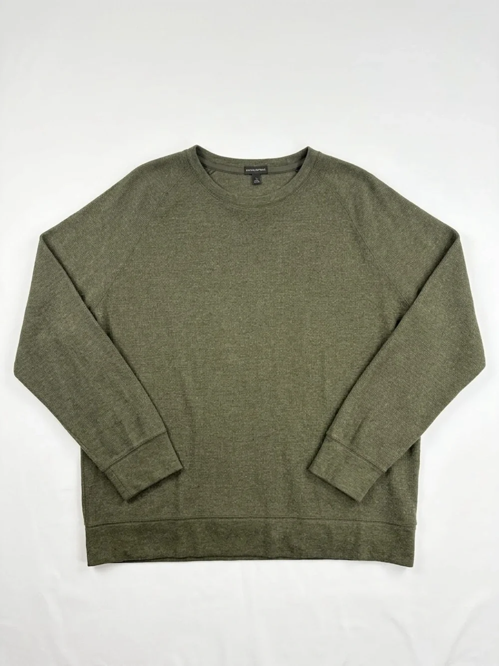 Banana Republic Men's Olive Green Crewneck Sweater